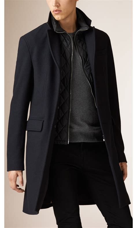 burberry coat men long|Burberry wool coat men's.